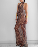 Frisson Maxi Dress - Leopard
