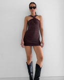 Mirage Dress - Brown