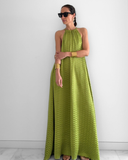 Volupté Maxi Dress - Lime Green
