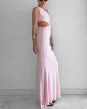 Elara Maxi Dress - Baby Pink