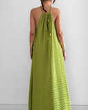 Volupté Maxi Dress - Lime Green