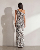 Caresse Maxi Dress - Zebra