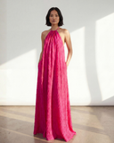 Volupté Maxi Dress - Cherry Pink
