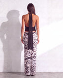 Aura Maxi Skirt - Zebra