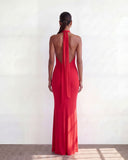 Frisson Maxi Dress - Red