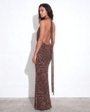 Frisson Maxi Dress - Leopard