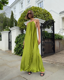 Volupté Maxi Dress - Lime Green