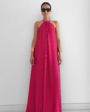 Volupté Maxi Dress - Cherry Pink