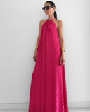 Volupté Maxi Dress - Cherry Pink