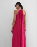 Volupté Maxi Dress - Cherry Pink