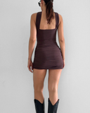 Mirage Dress - Brown