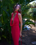 Frisson Maxi Dress - Red