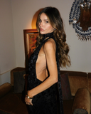 Black Moon Devoree Velvet Maxi - Black