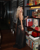 Eternal Midnight  Lace & Mesh Maxi Dress - Limited Edition