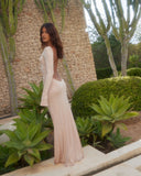 Lueur Maxi Jersey Dress - Liquid Gold