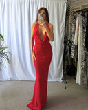 Frisson Maxi Dress - Red