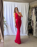 Frisson Maxi Dress - Red