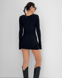 Améthyste Mini Dress - Black