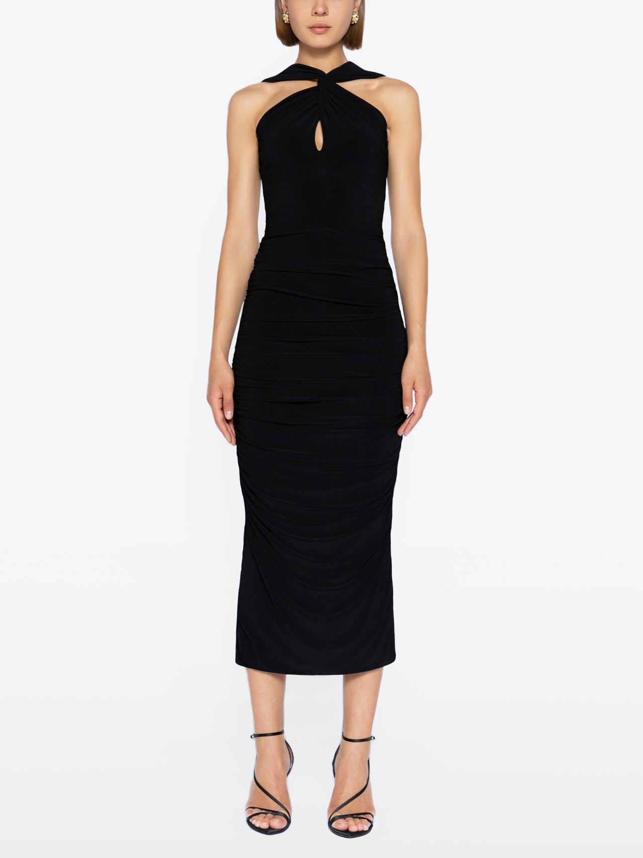 Mirage Midi Dress - Black