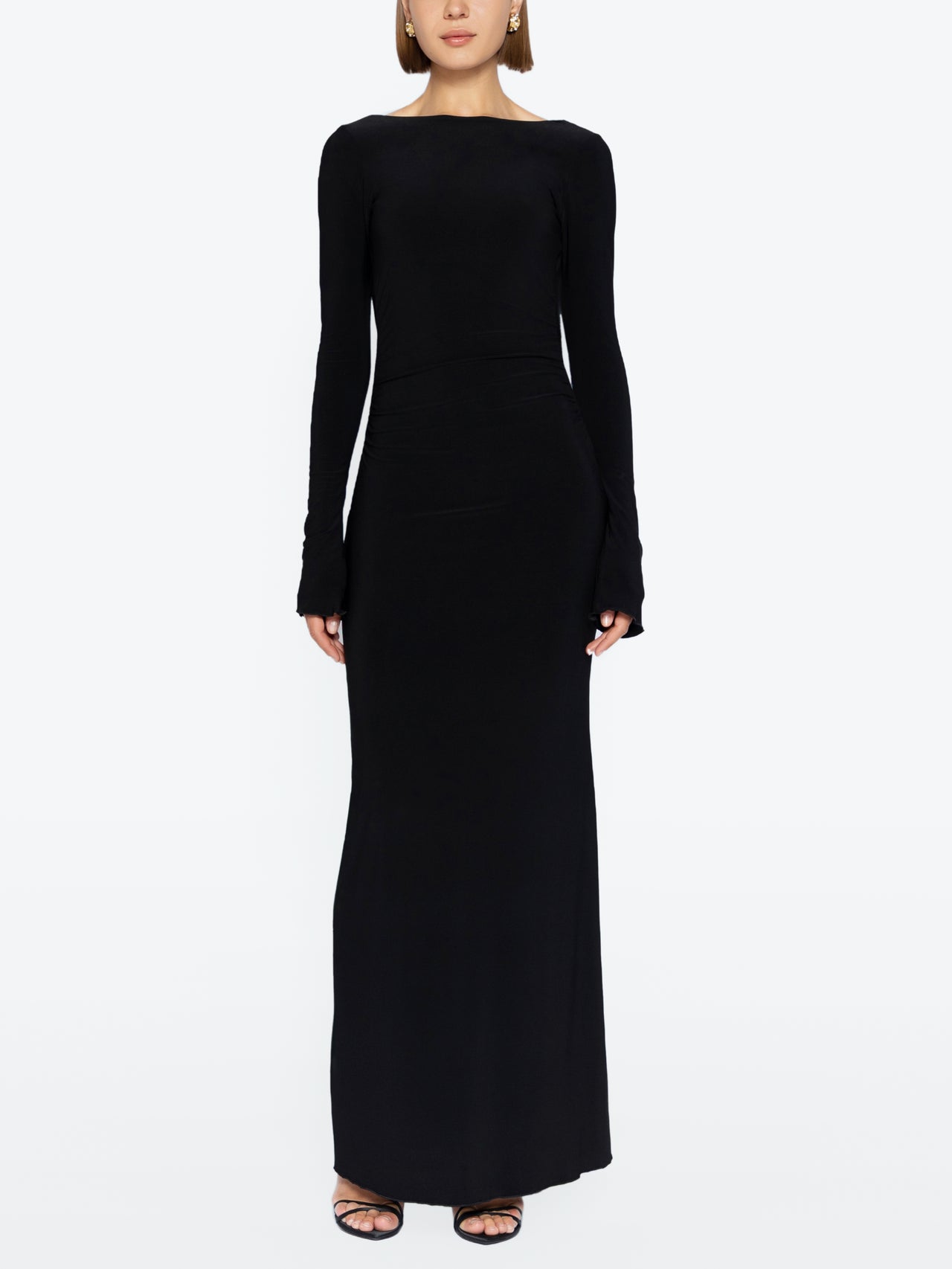 Lueur Maxi Jersey Dress -Black