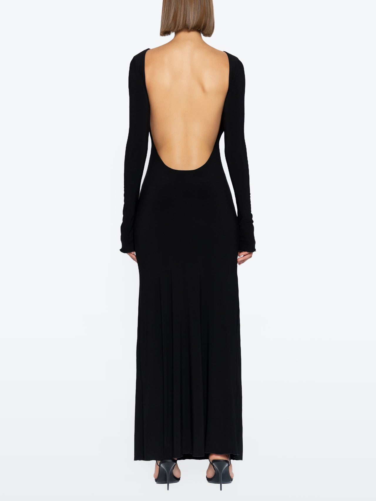 Lueur Maxi Jersey Dress -Black
