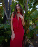 Frisson Maxi Dress - Red