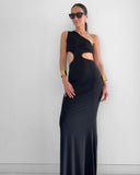 Elara Maxi Dress - Black