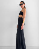 Elara Maxi Dress - Black