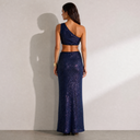 Charm Top - Blue Sequin