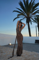 Frisson Maxi Dress - Leopard
