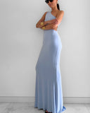 Elara Maxi Dress - Baby Blue