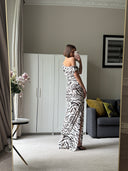 Caresse Maxi Dress - Zebra
