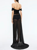 Serenade Mesh Gown - Black