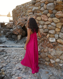 Volupté Maxi Dress - Cherry Pink