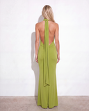 Frisson Maxi Dress - Olive Green
