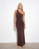 Séduction Maxi Dress - Brown
