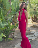 Frisson Maxi Dress - Red