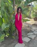 Frisson Maxi Dress - Red